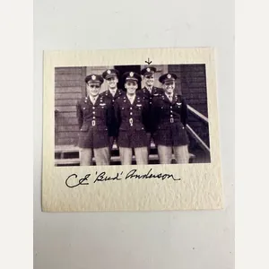 post-war photo with signature usa