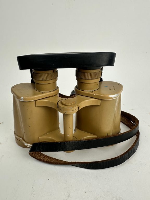German WW2 Tan 6x30 Binoculars 'cag' — image 7
