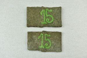 Army (Heer) Panzergrendier-Regiment 15 regimental slip-on cyphers