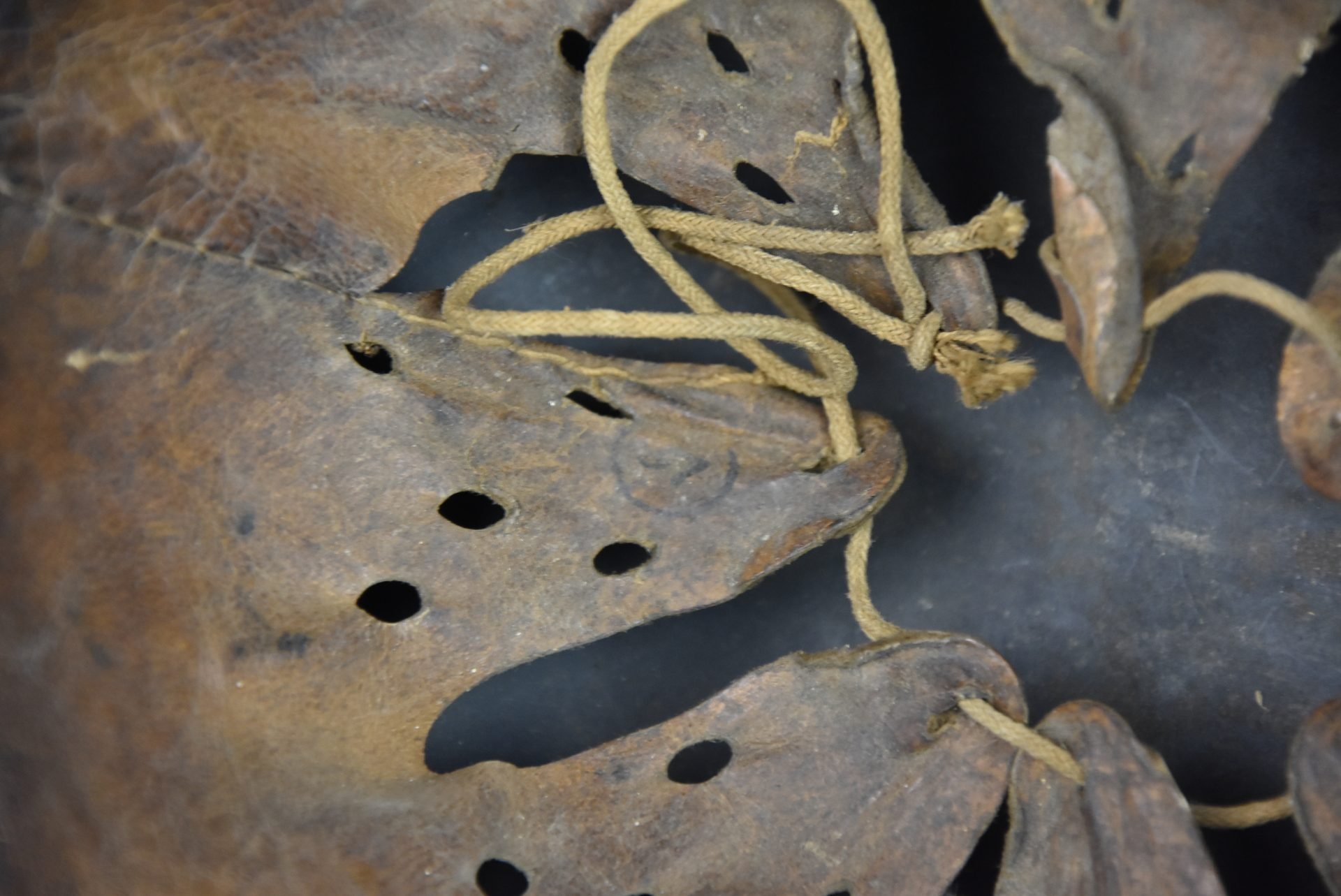 Early M35 Luftwaffe double decal steel helmet with droop tail eagle ET64 1937 — image 26