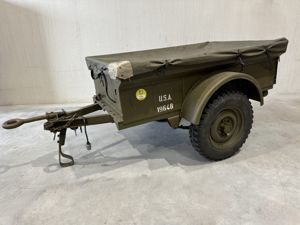 Ex-Belgian Army 1950s 1/4ton 'Willys' Jeep trailer