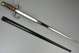 French M1874 Gras bayonet by St. Etienne 1880 matching numbers