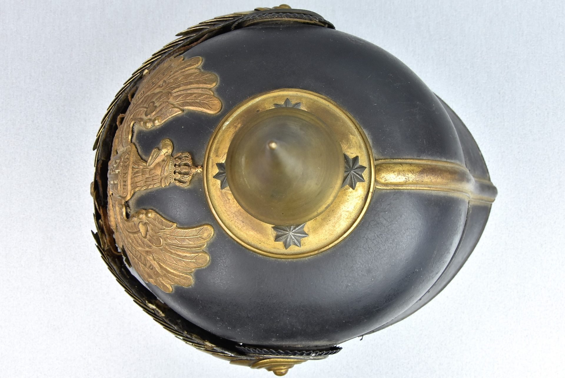 WW1 German M95 Prussian officer spike helmet 1917 — image 11