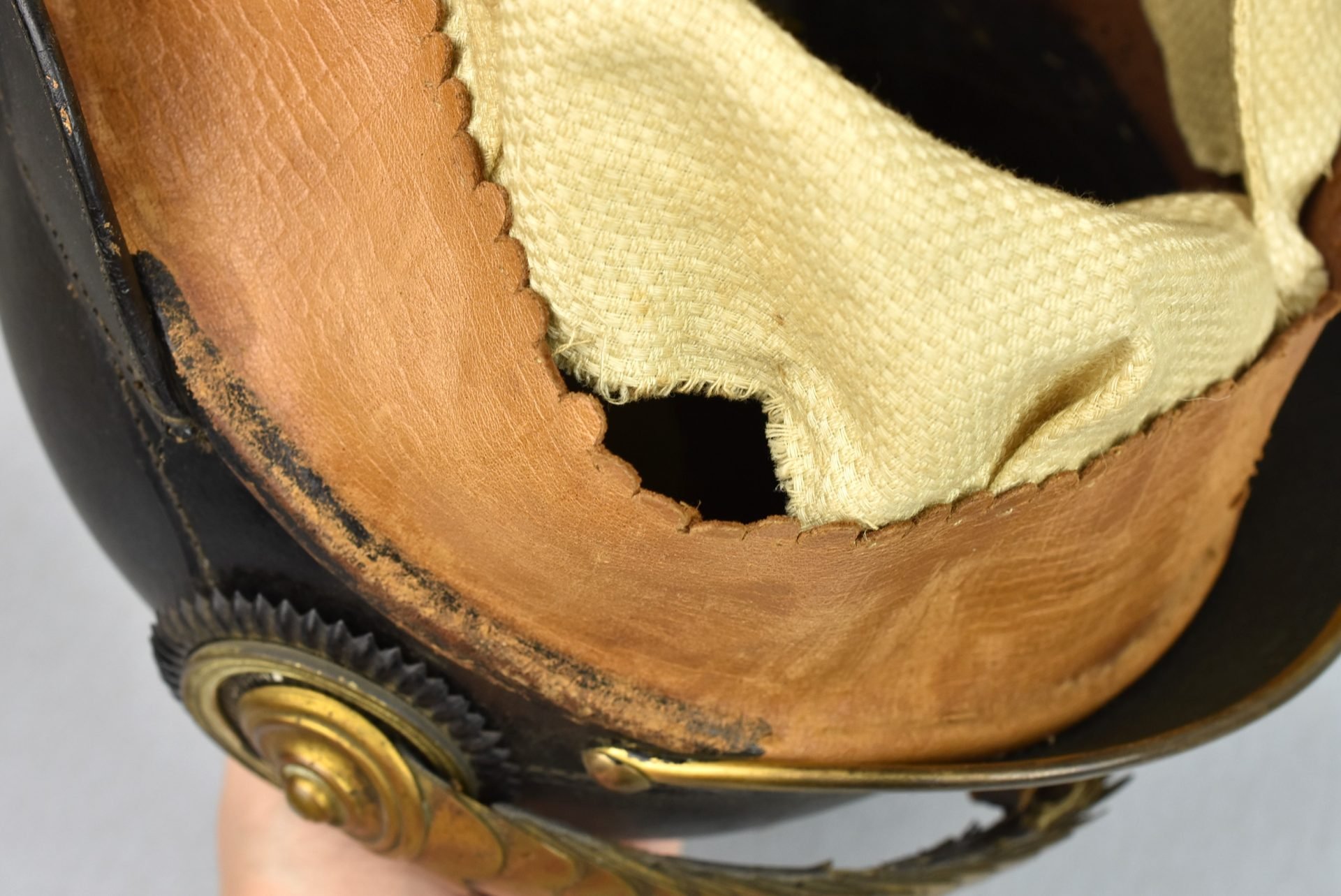 WW1 German M95 Prussian officer spike helmet 1917 — image 15