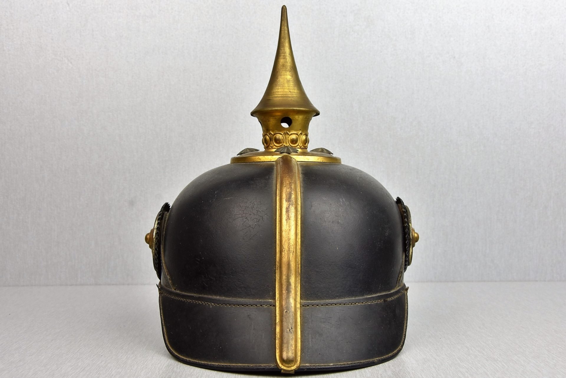 WW1 German M95 Prussian officer spike helmet 1917 — image 3