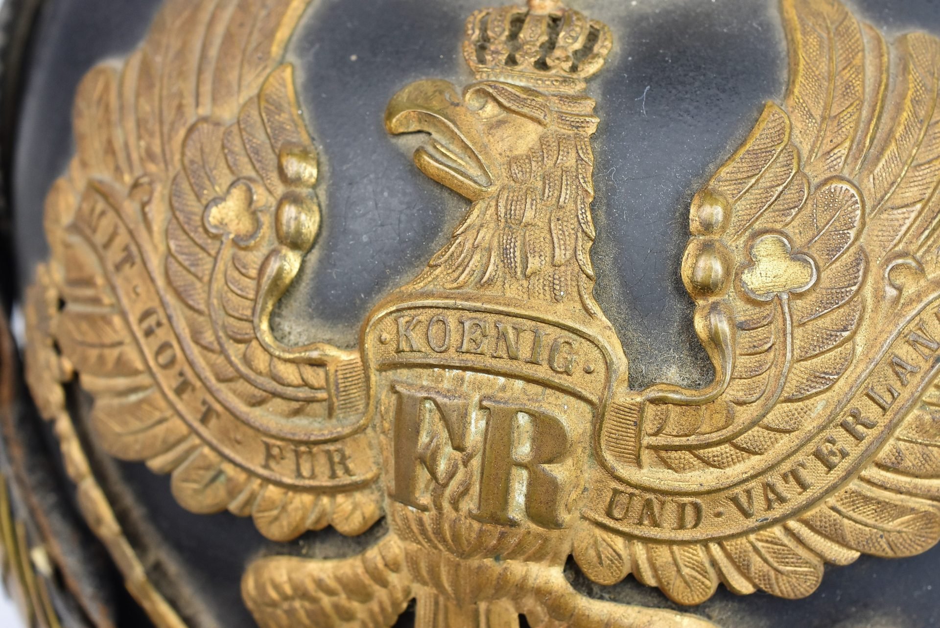 WW1 German M95 Prussian officer spike helmet 1917 — image 9