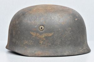 M38 Luftwaffe single decal paratrooper 'Fallschirmjäger' helmet ET68