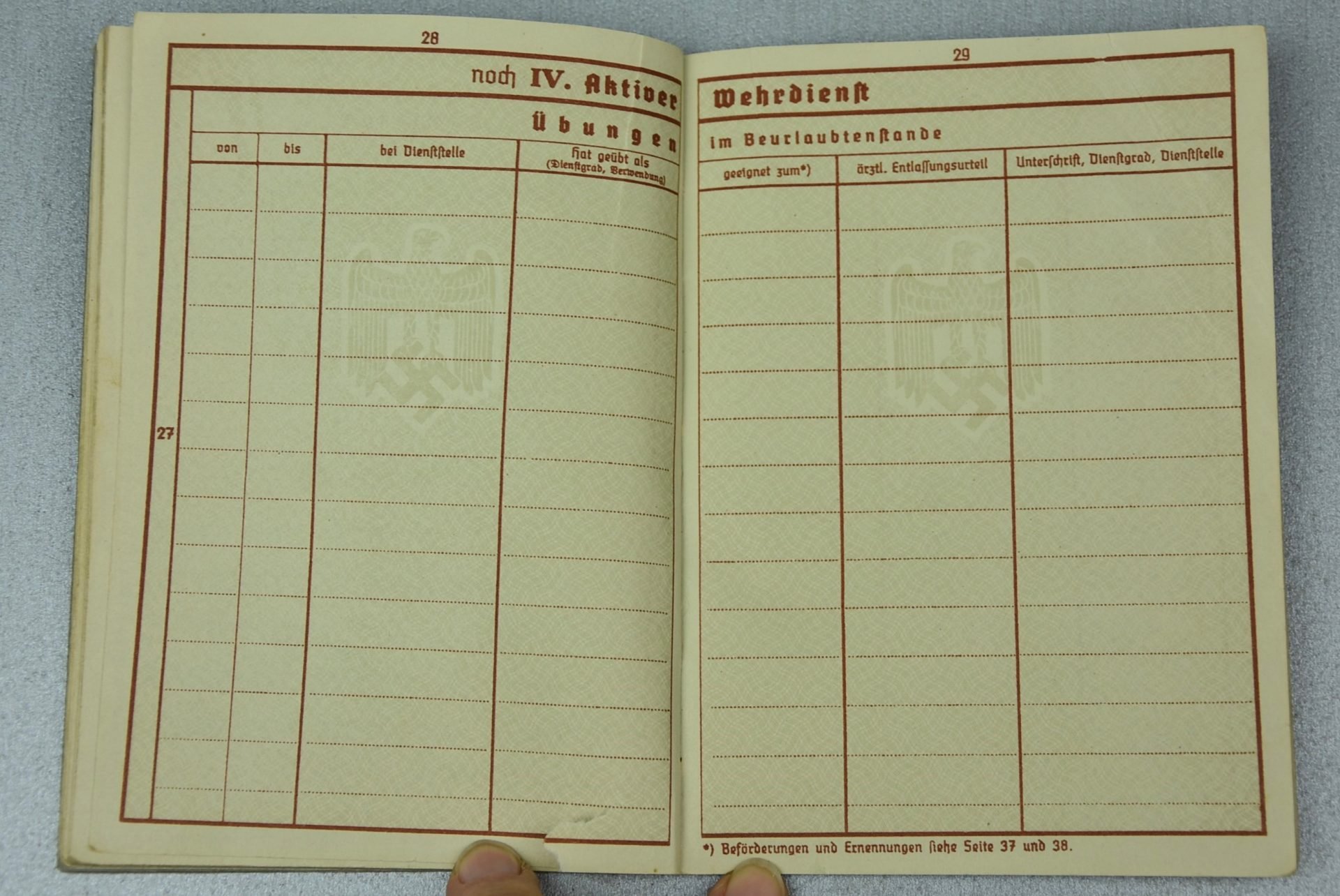 Wehrpass luftwaffe mechanic joined army (Heer) black wound badge for grenade splinter in Russia and close combat calender — image 28