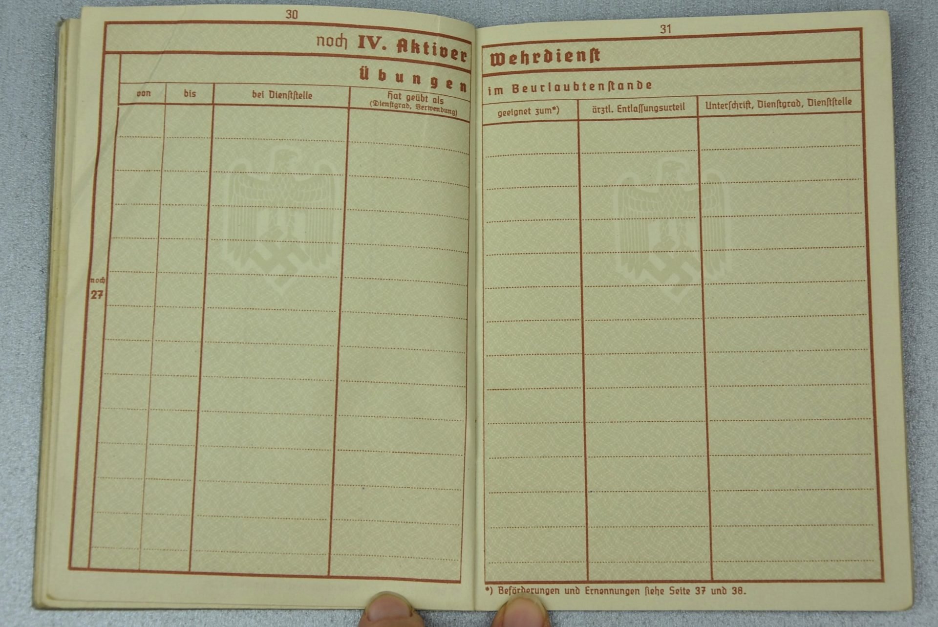 Wehrpass luftwaffe mechanic joined army (Heer) black wound badge for grenade splinter in Russia and close combat calender — image 29