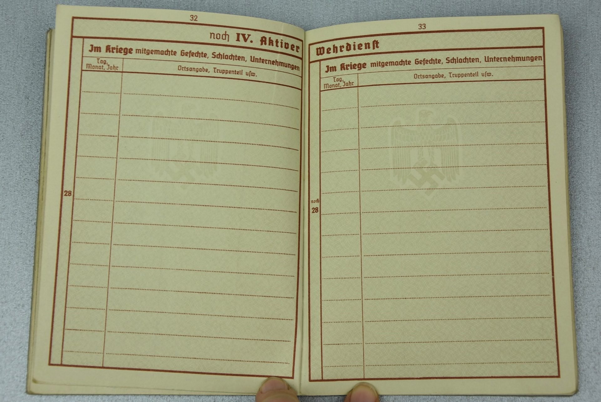 Wehrpass luftwaffe mechanic joined army (Heer) black wound badge for grenade splinter in Russia and close combat calender — image 30