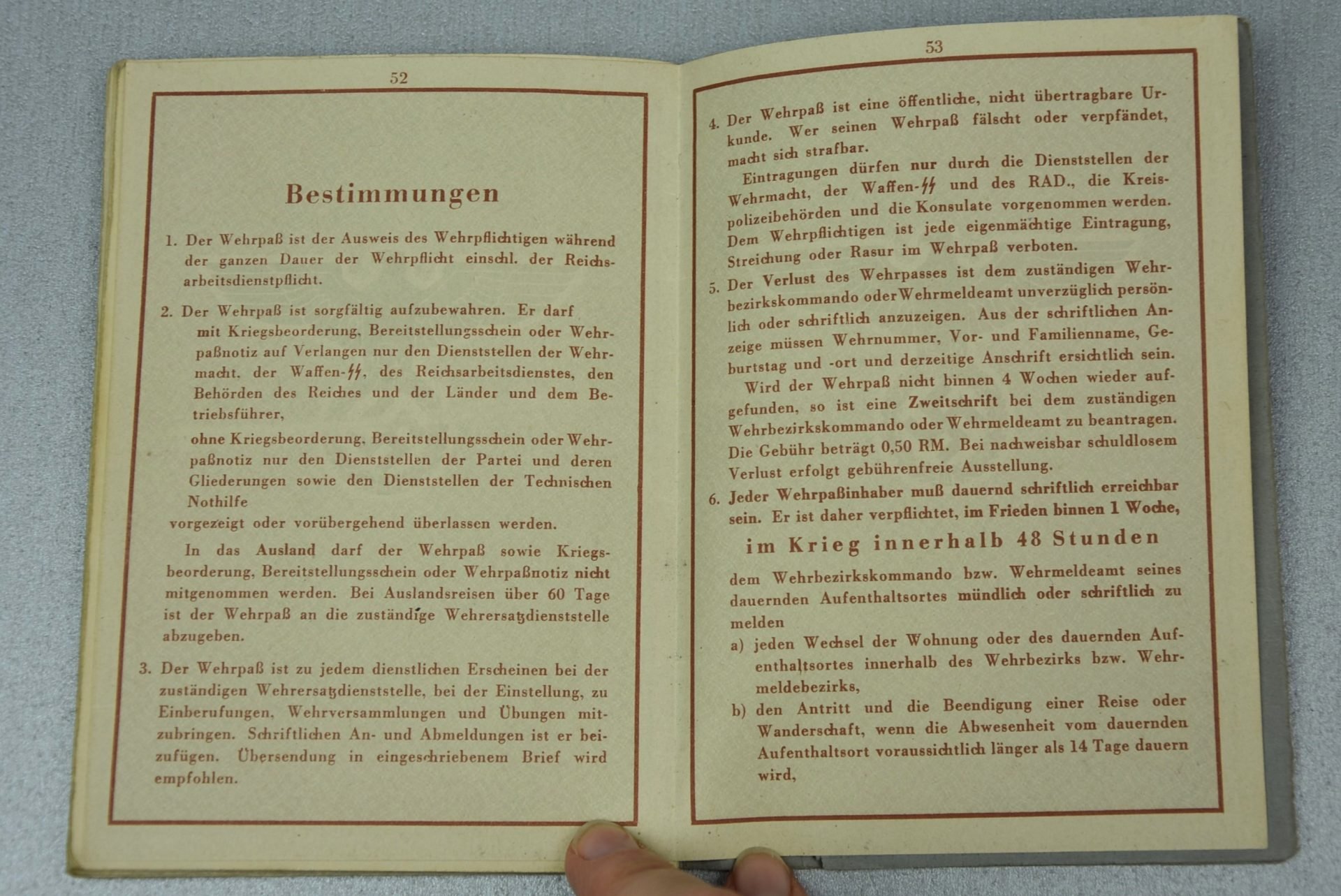 Wehrpass luftwaffe mechanic joined army (Heer) black wound badge for grenade splinter in Russia and close combat calender — image 41