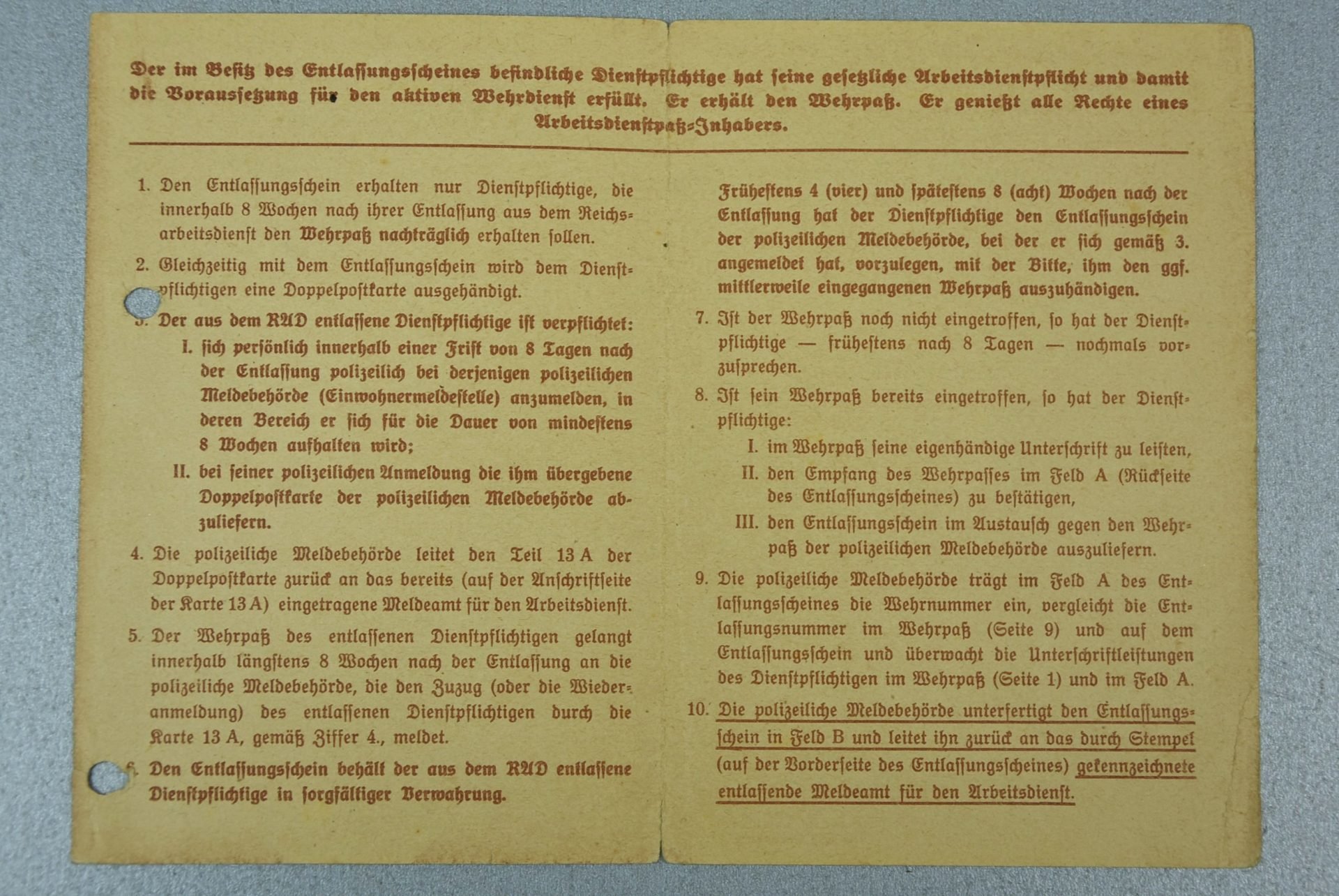 Wehrpass luftwaffe mechanic joined army (Heer) black wound badge for grenade splinter in Russia and close combat calender — image 8
