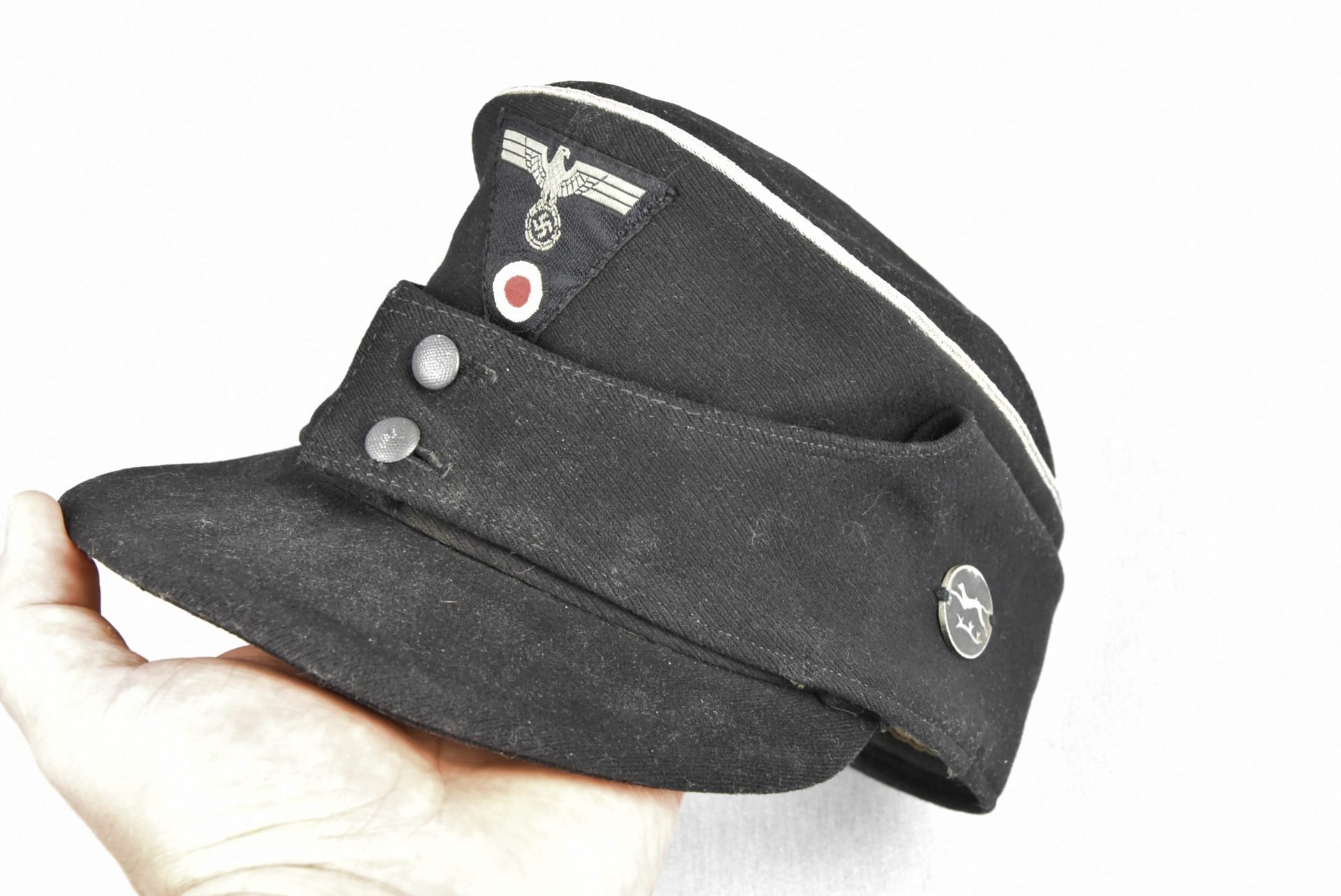 M43 army (Heer) Panzer officer cap by G.A. Hoffmann 1943 116th Panzer Division 'Windhund' — image 30