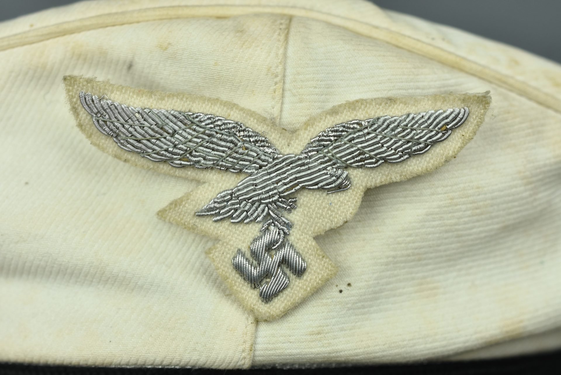 RARE Luftwaffe white topped officer summer visor cap by Clemens Wagner — image 10