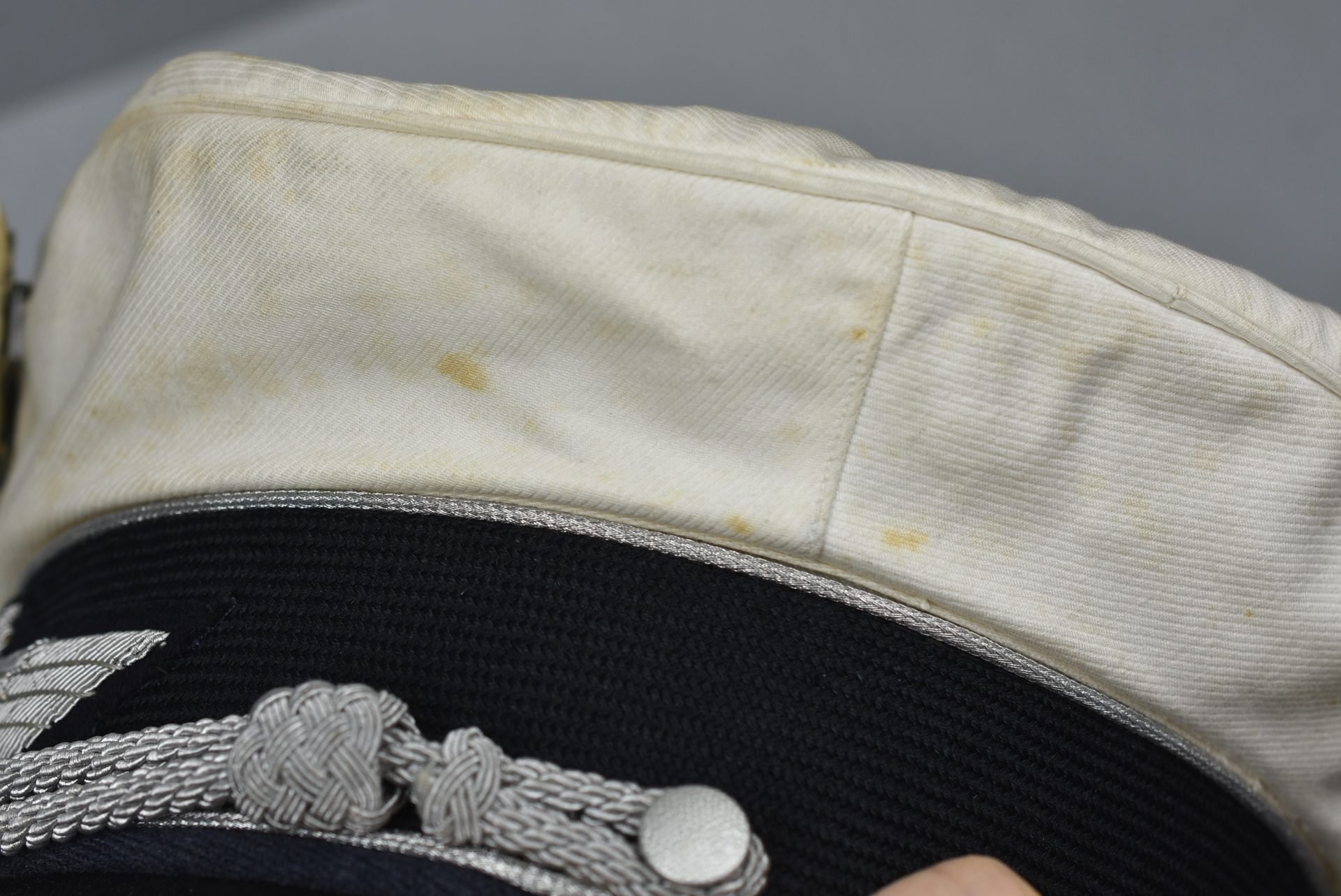 RARE Luftwaffe white topped officer summer visor cap by Clemens Wagner — image 15