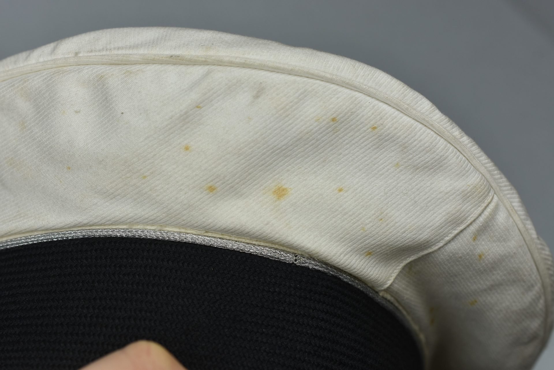 RARE Luftwaffe white topped officer summer visor cap by Clemens Wagner — image 16