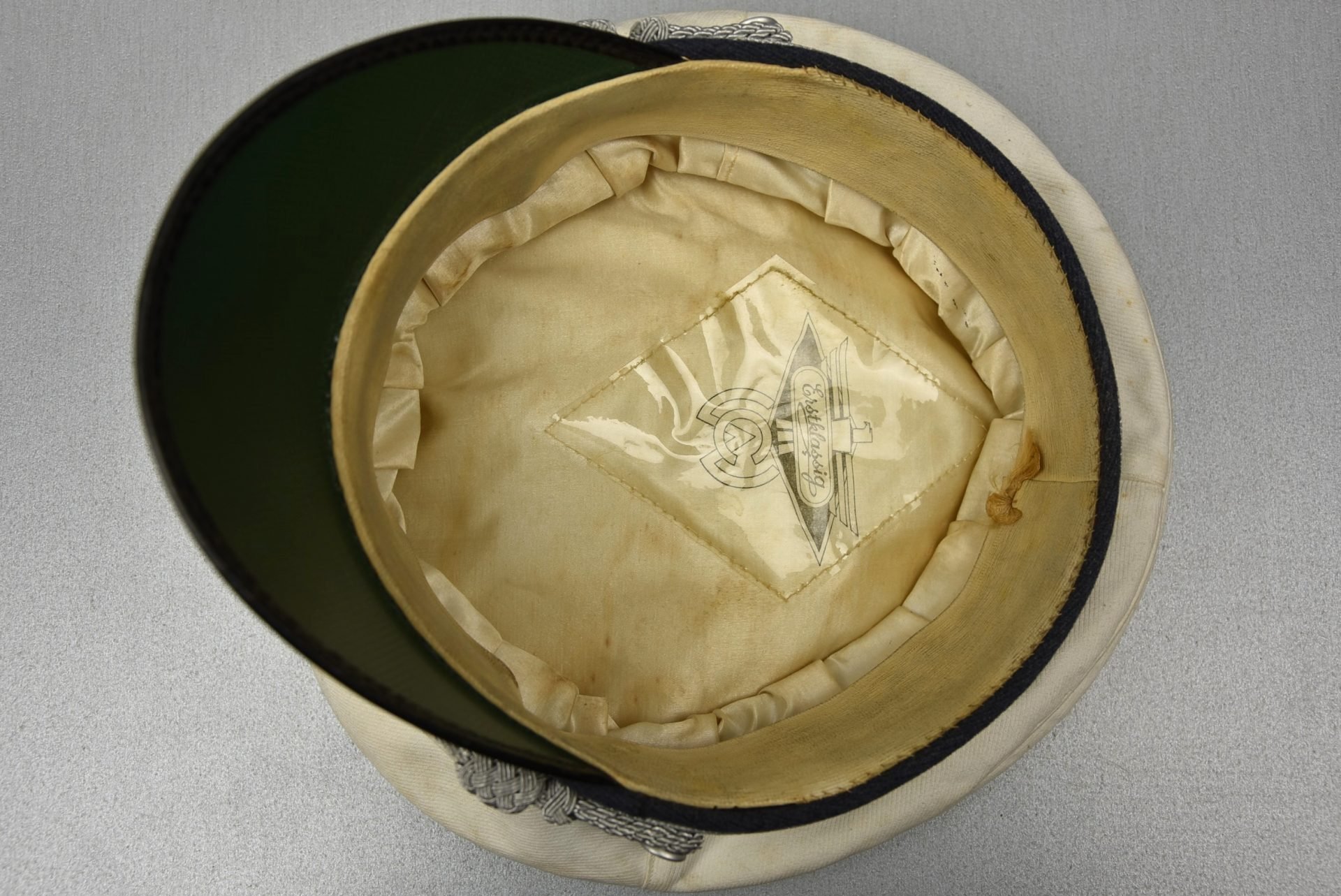 RARE Luftwaffe white topped officer summer visor cap by Clemens Wagner — image 19