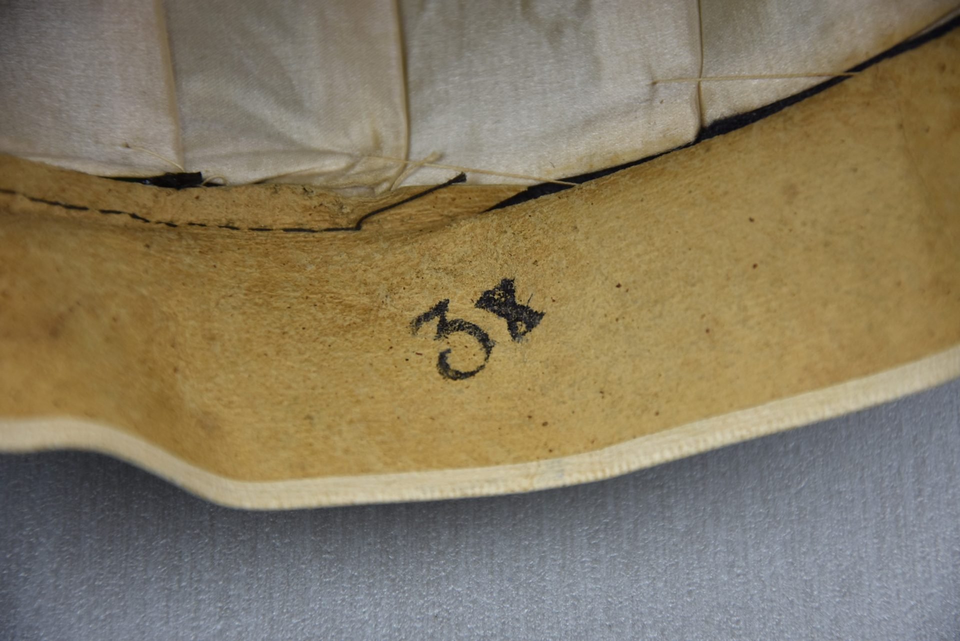 RARE Luftwaffe white topped officer summer visor cap by Clemens Wagner — image 26