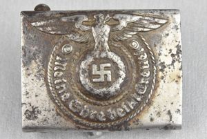 Waffen-SS steel belt buckle by RODO