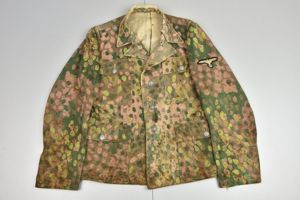 M44 Waffen-SS dot pattern camouflage 'Erbsentarn' Feldbluse in smooth cotton
