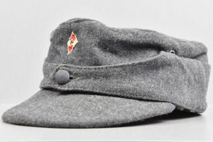 M43 Hitlerjugend 'Flakhelper' field cap with RBNr.