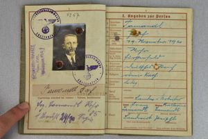 Army (Heer) Wehrpass Josef Tamandl fallen in Ladogasee (Russia) WB …