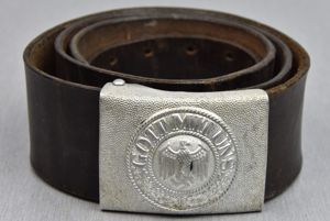 Army (Heer) parade belt with buckle