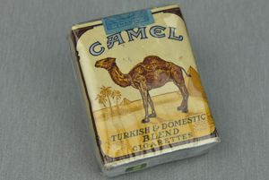 WW2 USA full pack of camel cigarettes