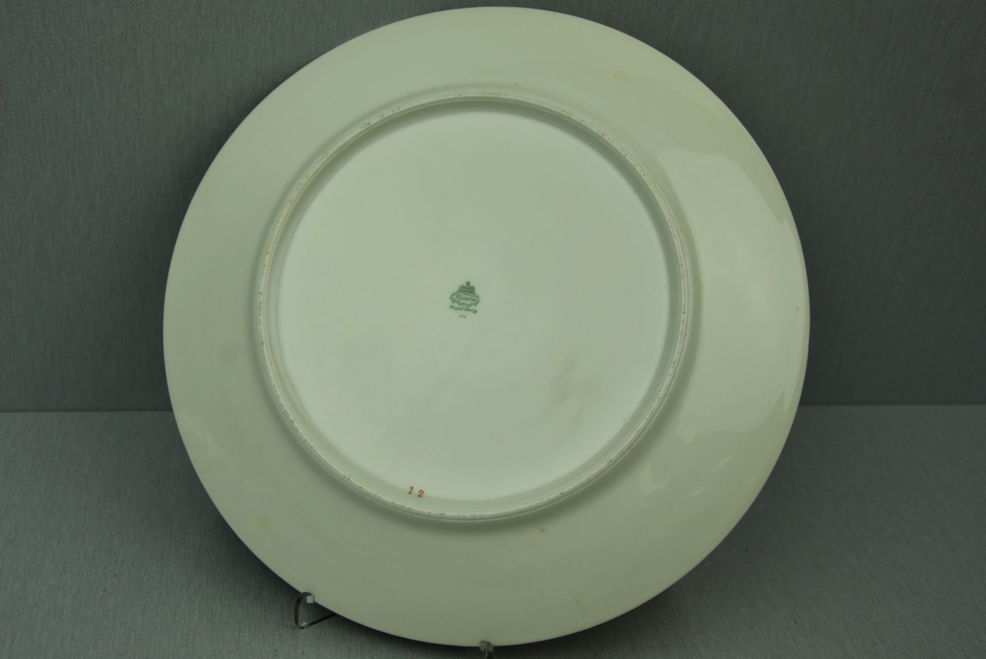 Allgemeine SS porcelain dinner plate by Bohemia Royal Ivory 'Allach' — image 2