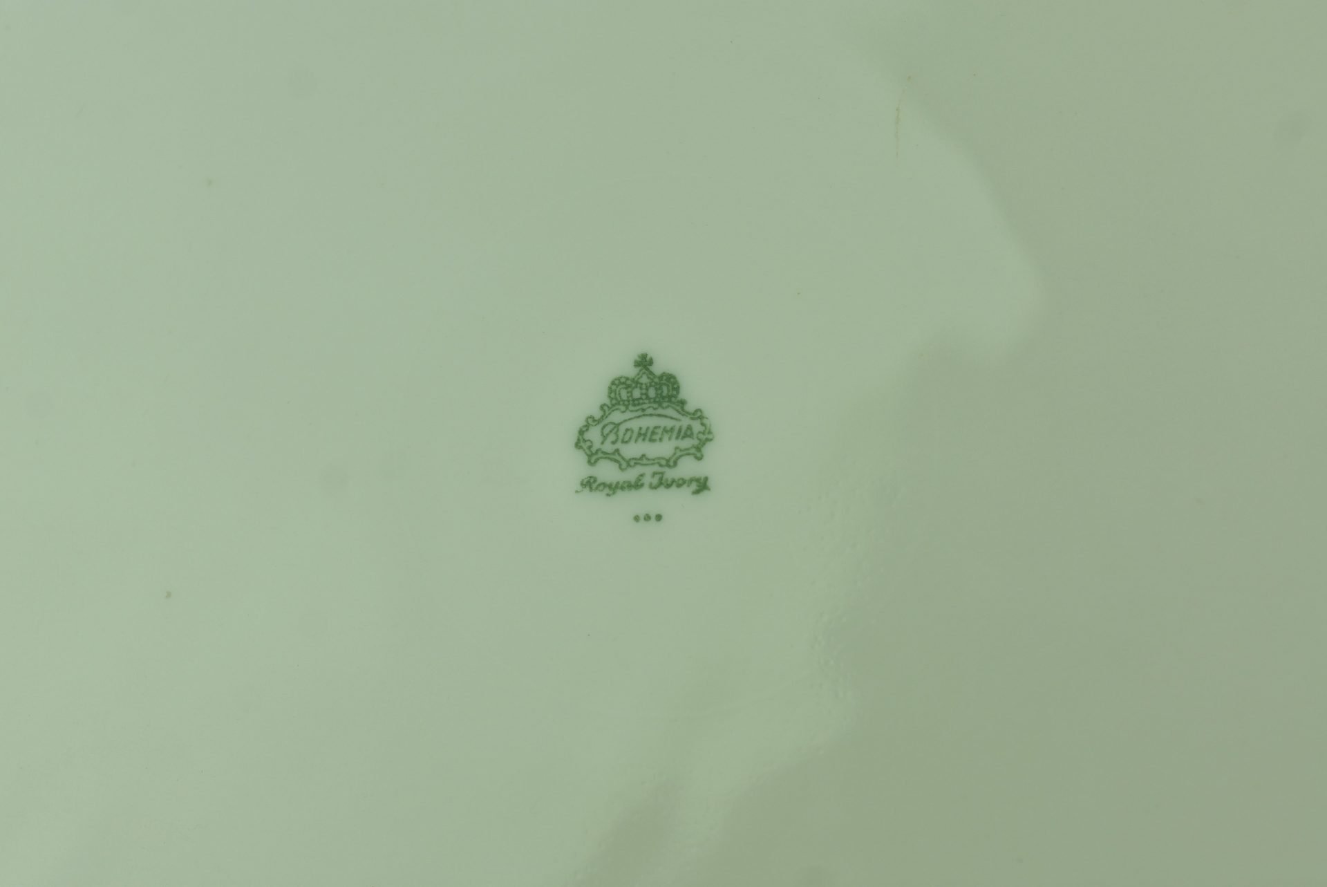 Allgemeine SS porcelain dinner plate by Bohemia Royal Ivory 'Allach' — image 3