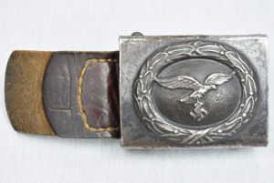 Luftwaffe belt buckle by Hermann Aurich 1941