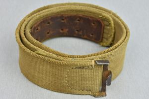 Wehrmacht 'Afrikakorps' tropical webbing belt 1942