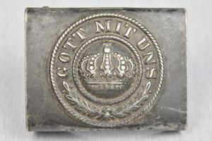 WW1 German Prussian steel belt buckle