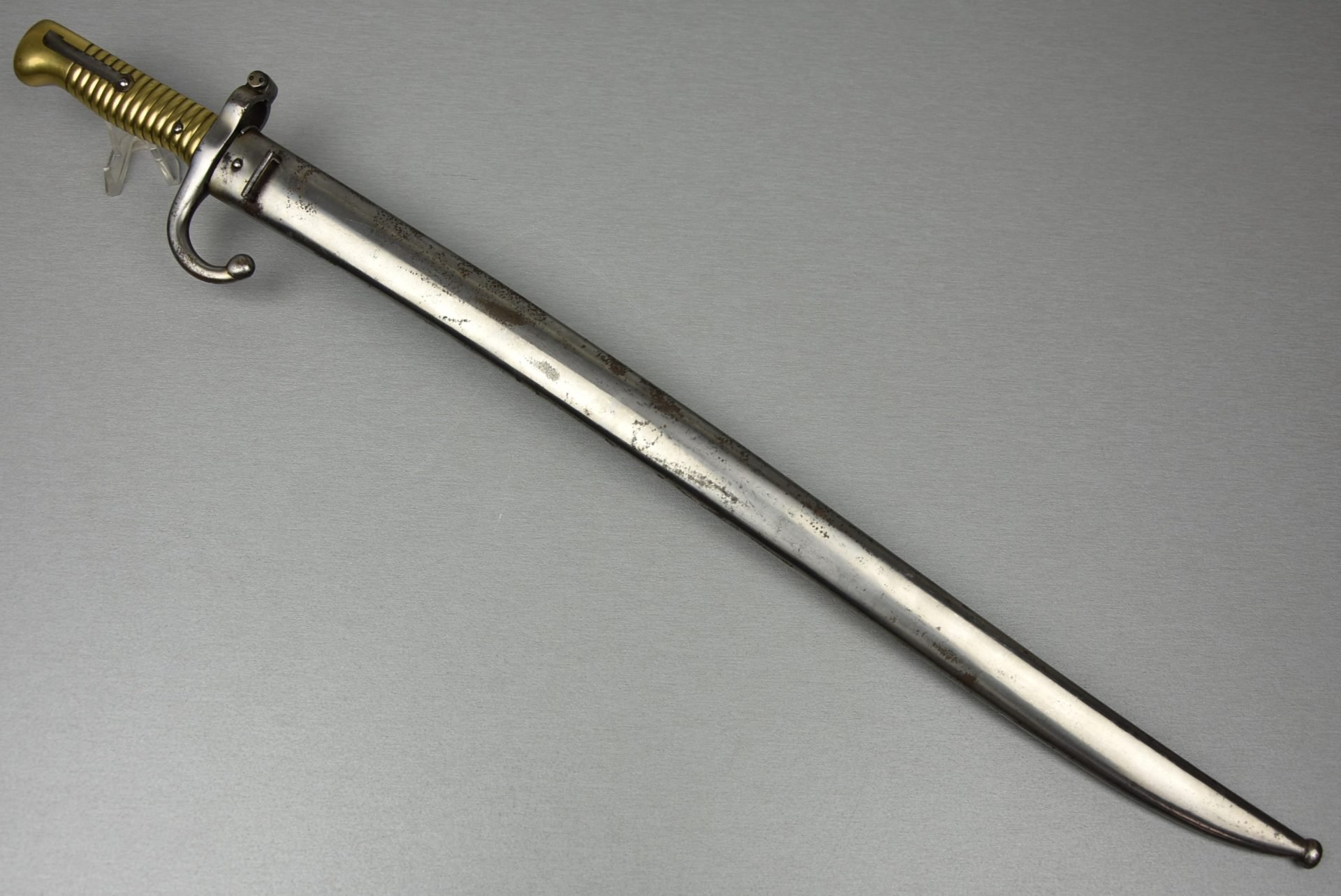 French M1866 'Chassepot' sword bayonet by St. Etienne 1873 matching numbers — image 2