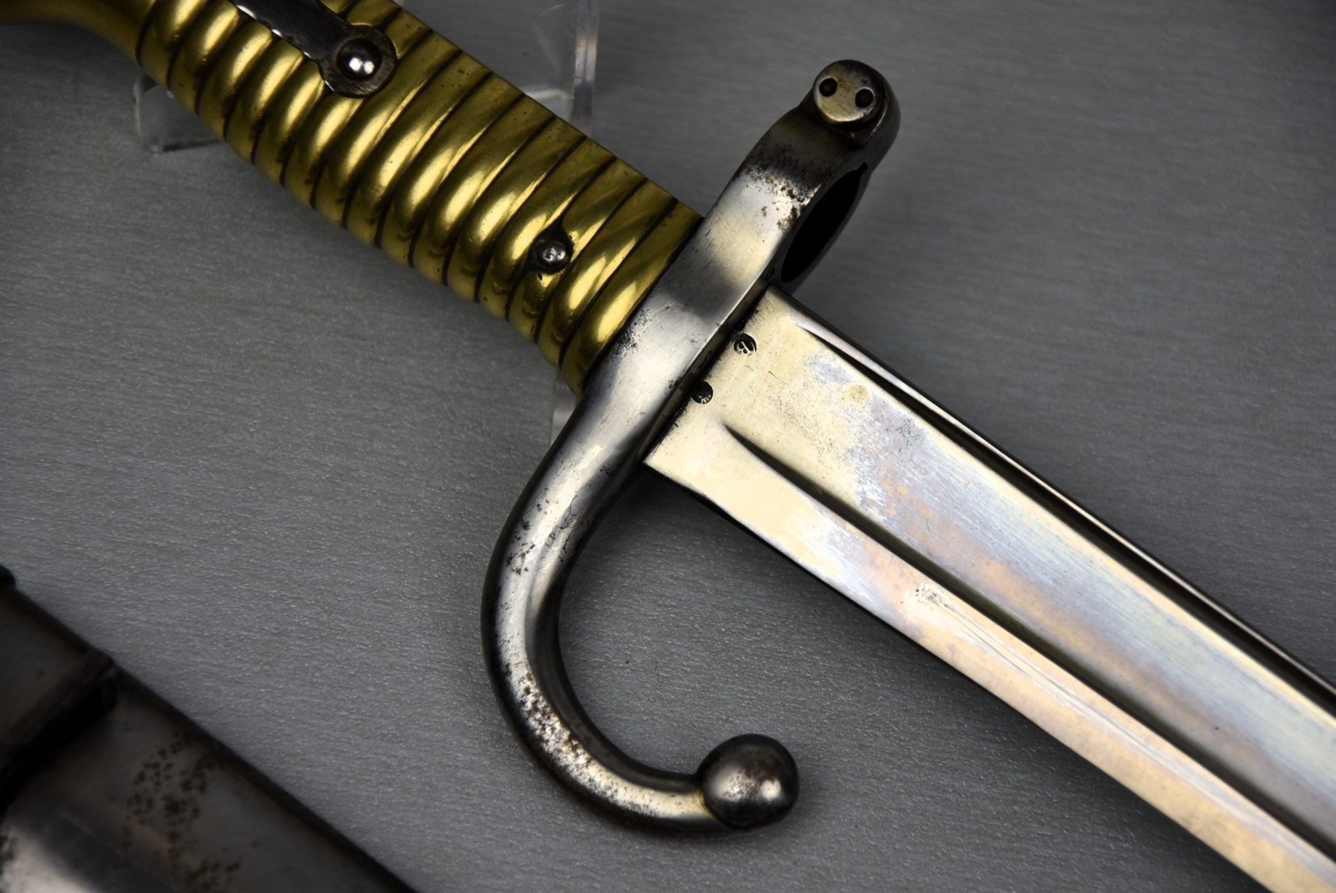 French M1866 'Chassepot' sword bayonet by St. Etienne 1873 matching numbers — image 4