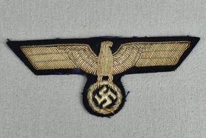 Kriegsmarine silver administration officer bullion breast eagle