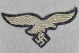 Standard Luftwaffe embroidered breast eagle