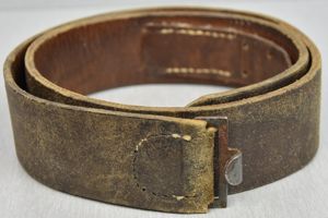 Wehrmacht/Waffen-SS leather equipment belt 90cm