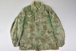 Luftwaffe 'Feld-Division' splittertarn smock in HBT