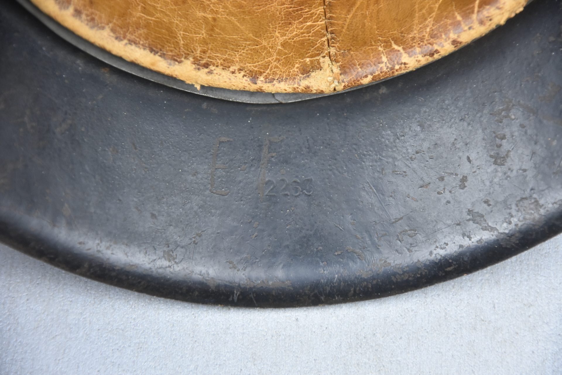 M42 Luftwaffe single decal steel helmet ET62 — image 12