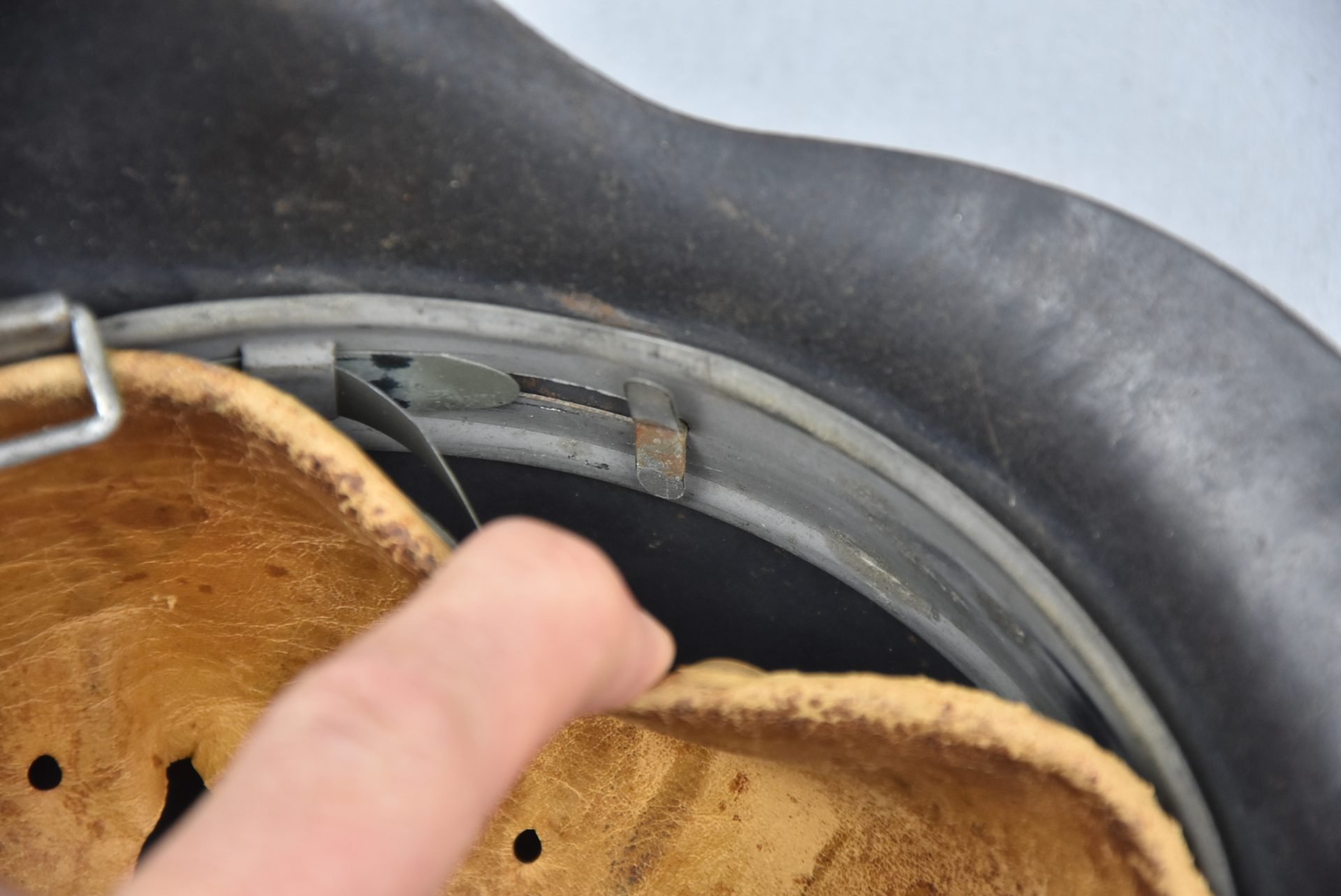 M42 Luftwaffe single decal steel helmet ET62 — image 13