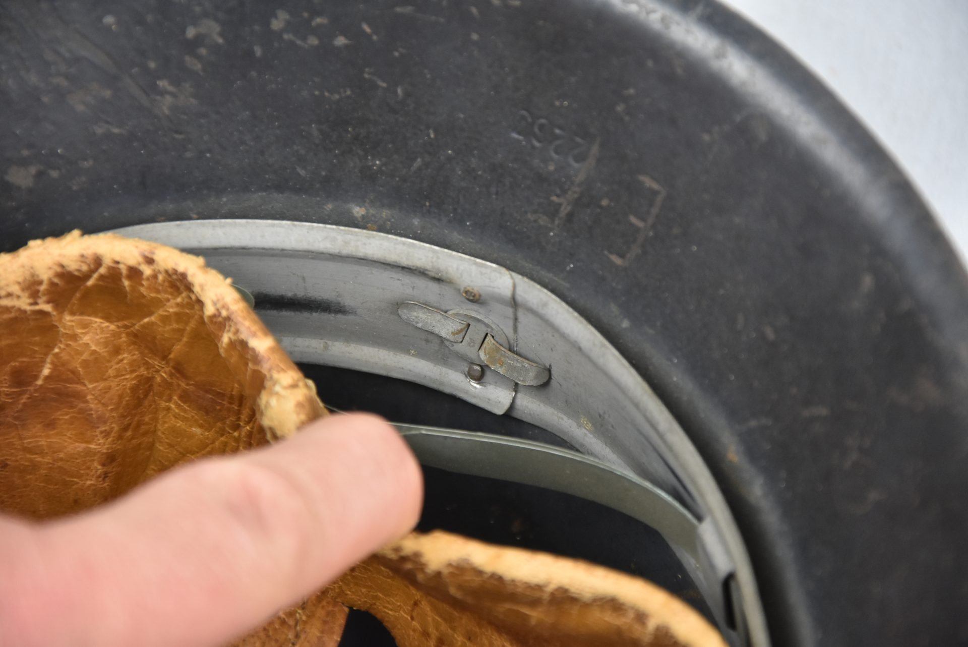M42 Luftwaffe single decal steel helmet ET62 — image 15