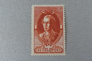 Waffen-SS Freiwilligen-Legion Flandern stamp 'Kaiser Series' Joseph II von Österreich