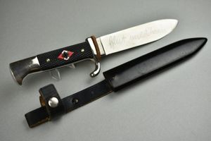 MINT Hitlerjugend knife by RZM M7/2 Emil Voos 1937 with …