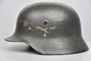 M40 Luftwaffe single decal steel helmet hkp64 named