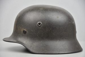 M40 Heer/Waffen-SS no decal steel helmet Q64 1944