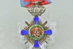 WW2 Romanian order of the star 6th class