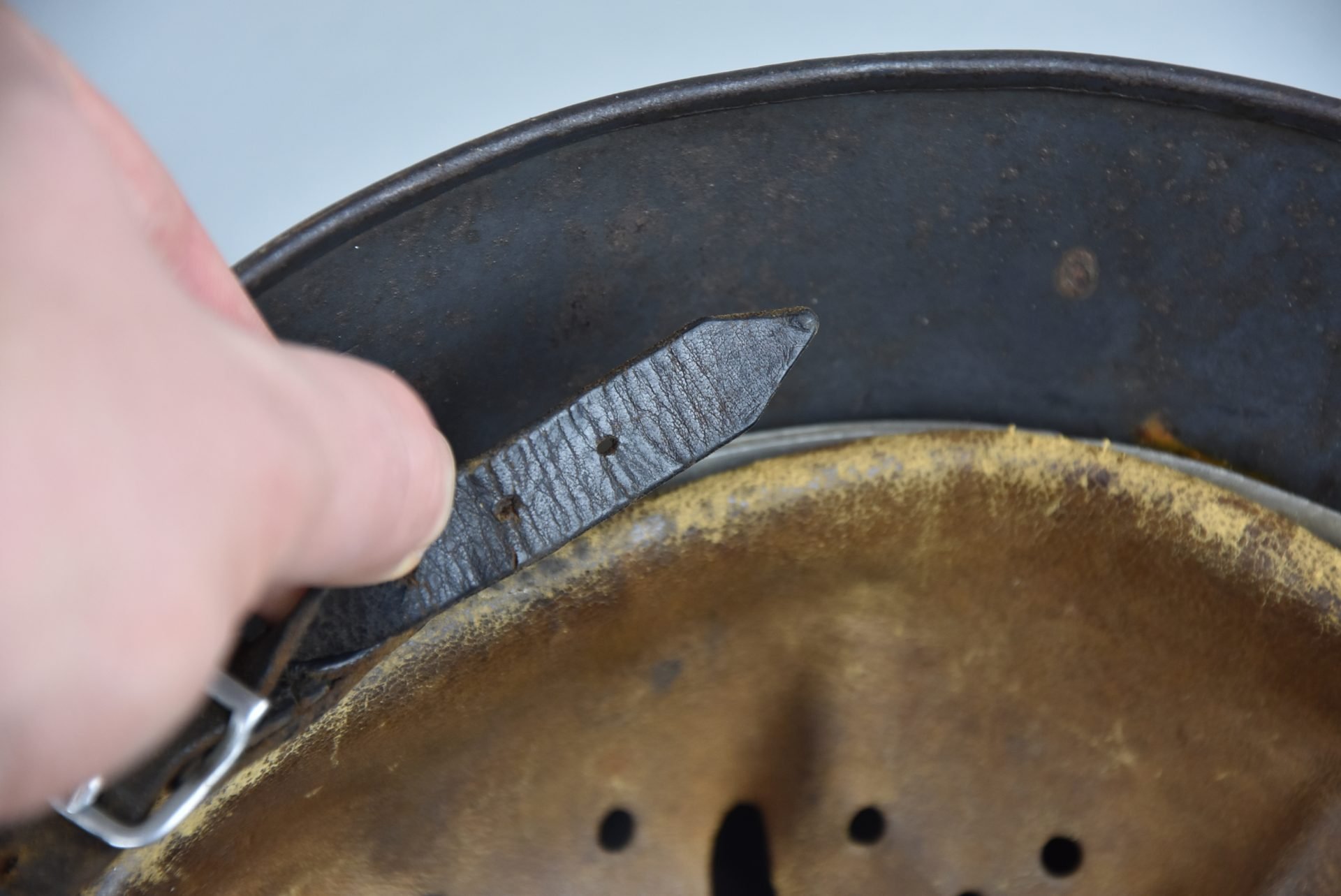 M35 Luftwaffe double decal steel helmet E.F.68 1938 — image 16