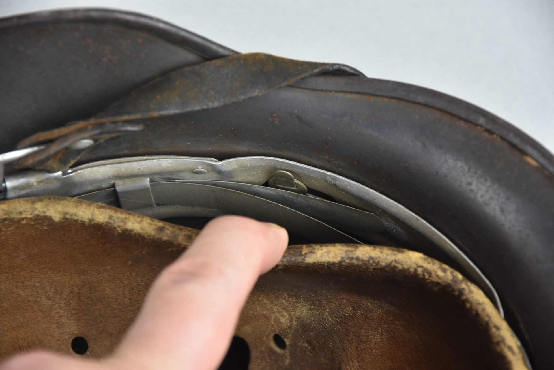 M35 Luftwaffe double decal steel helmet E.F.68 1938 — image 19