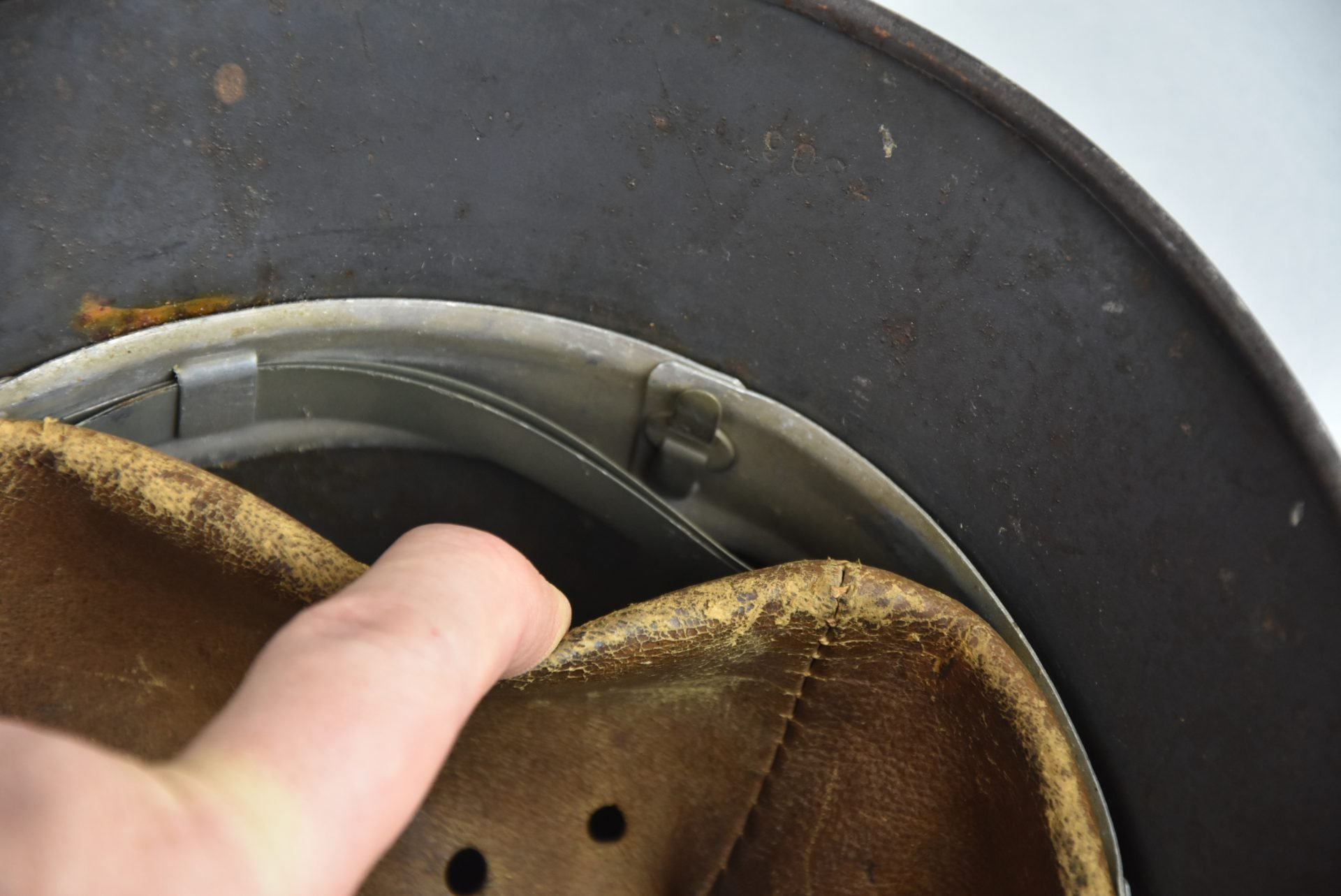 M35 Luftwaffe double decal steel helmet E.F.68 1938 — image 21